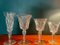 French Crystal Glasses Including Champagne, Red Wine, White Wine & Water Glasses from Saint Louis, 1950s, Set of 24, Image 3