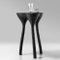 Live Edge Black Side Table or Nightstand by Donatas 4