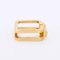 Quadratischer Ring aus Gelbgold & Diamanten von Jean Vendôme, 1980er 5
