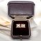 Quadratischer Ring aus Gelbgold & Diamanten von Jean Vendôme, 1980er 3