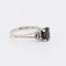 Goldener Saphir-Diamantring 1