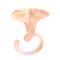 French Art Deco Frosted Pink Vases, 1920, Set of 2, Image 6