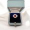 Antiker Marguerite Ring aus Gold, Granat und Diamanten, 1910 2