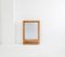 Miroir de courtoisie en rotin Mid-Century Modern 6
