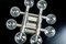 Kalmar Chrome Space Age Sputnik Atomium Rs Series Flush Mount by J. T. Kalmar, Austria, 1960s 9