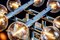 Kalmar Chrome Space Age Sputnik Atomium Rs Series Flush Mount by J. T. Kalmar, Austria, 1960s 3