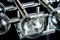 Kalmar Chrome Space Age Sputnik Atomium Rs Series Flush Mount by J. T. Kalmar, Austria, 1960s 10