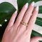 Jugendstil Ring aus 18 Karat Gold mit Diamantdekor 3