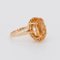 Vintage Ring aus Gold & Citrin, 1980er 1