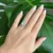 Art Deco Gold Mondstein Diamantring, 1920er 3