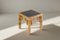 Rattan Side Table Black Laquered Top 3