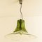 Lámpara colgante de vidrio claro y verde de Carlo Nason para Mazzega, 1960, Imagen 17