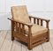 Oak Reclining Armchairs, 1890s, Set of 2 2