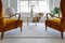 Modern Art Deco vLounge Chairs in Velvet, Sweden, 1940s, Set of 2 4