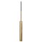 1 Raw Brass Ceiling Lamp from Konsthantverk, Image 1