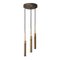 3 Brass Celling Lamp from Konsthantverk, Image 2
