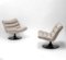 Sillones giratorios F506 de tejido boucle de Geoffrey Harcourt para Artifort, años 80. Juego de 2, Imagen 6