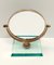 Brass and Glass Vanity Mirror attributed to Gio Ponti for Fontana Arte, Italy, 1940s 5