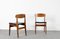 Mid-Century Modern Teak and Leatherette Dining Chairs, 1960s, Set of 4 5