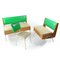 Vintage Kitchen Bench Set by Kovona, Czechoslovakia, 1960s, Set of 5 11