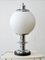 Space Age Lampe aus verchromtem Opalinglas, 1970er 1