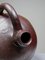 Large Jar in Normandy Stoneware with Glossy Burgundy Enamel 10