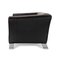 322 Leather Two-Seater Black Sofa from Rolf Benz 11