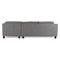 Set of Corner Sofa and Ottoman in Grey Fabric from Ewald Schillig 16