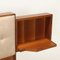 Doppelbett mit Nachttischen, 1960er 3
