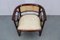 Art Nouveau Fledermaus Armchair attributed to Josef Hoffmann for Fischel, 1890s 3