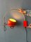Mid-Century Orange Arc Eyeball Wall Lamp from Gepo 1