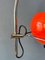 Mid-Century Orange Arc Eyeball Wall Lamp from Gepo 8