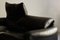 Black Two-Seater Leather Sofa Maralunga by Vico Magistretti for Cassina, Image 2