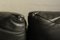 Black Two-Seater Leather Sofa Maralunga by Vico Magistretti for Cassina, Image 7