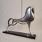 Boris Lovet-Lorski, Art Deco Style Horse, 1970s, Silver-Plated Metal with Marble Base 4