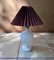 Lampe de Bureau Modèle Roma en Verre Opalin par Anne Grethe Von Halling-Koch pour Royal Copenhagen, 1990s 4