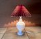 Lampe de Bureau Modèle Roma en Verre Opalin par Anne Grethe Von Halling-Koch pour Royal Copenhagen, 1990s 2