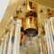 Flush Mount with Crystal Glass Elements from J. T. Kalmar, Vienna, Austria, 1970s 4