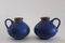 Mid-Century Modern Jugs in Cobalt Blue Ceramic, 1960s, Set of 2 2