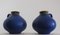 Mid-Century Modern Jugs in Cobalt Blue Ceramic, 1960s, Set of 2 5