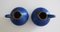 Mid-Century Modern Jugs in Cobalt Blue Ceramic, 1960s, Set of 2 4