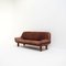 3-Sitzer Sofa aus Braunem Leder, 1970er 7