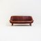 3-Sitzer Sofa aus Braunem Leder, 1970er 3