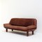 3-Sitzer Sofa aus Braunem Leder, 1970er 9