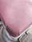 Fauteuil de Barbier en Cuir Rose et Aluminium, 1940s 4