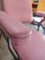 Fauteuil de Barbier en Cuir Rose et Aluminium, 1940s 6
