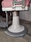 Fauteuil de Barbier en Cuir Rose et Aluminium, 1940s 11