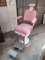 Fauteuil de Barbier en Cuir Rose et Aluminium, 1940s 18