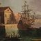 Italian Artist, Seascape, 1780, Oil on Canvas, Framed, Image 11