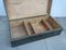 Caja de madera con tiradores de metal, años 30, Imagen 5